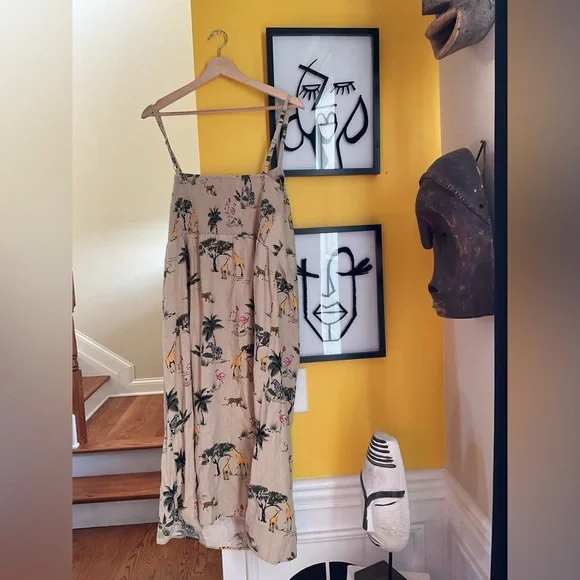 Old NAVY Safari Print Dress Size XXL NWT - Picture 3 of 4